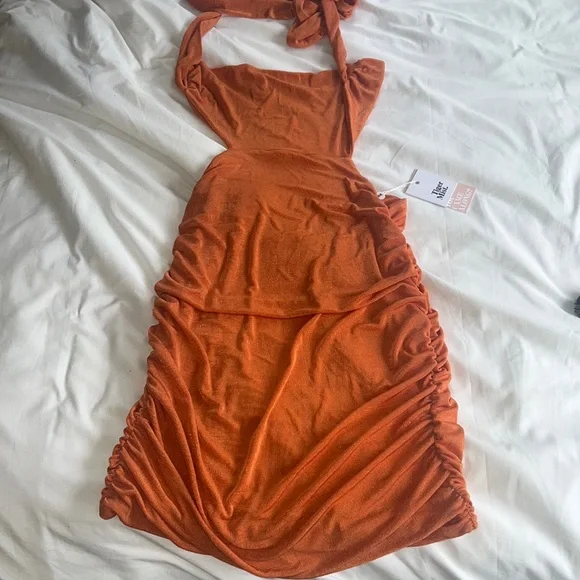 tiger mist orange dress Our best selling Ardon Dress is now available in orange. Tap to shop!
